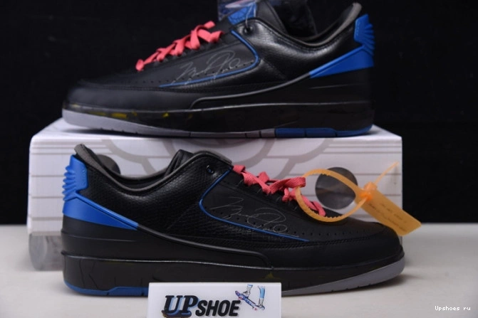 2 Retro Blue Jordan DJ4375-004 O-W SP Air Low Black 0119
